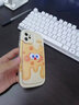 蘋果6plus/6splus手機殼可愛黃色奶酪卡通防摔硅膠軟6plus女肥皂殼全包氣墊保護套 海綿寶寶-肥皂殼+支架+手鏈 蘋果6splus 曬單實拍圖