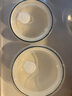 NITORI宜得利家居 家用廚房食品存儲保鮮盒陶瓷保存容器復(fù)古藍(lán)線 白色 大 曬單實(shí)拍圖
