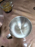 鏗鏘316L不銹鋼飯盒上班族食堂打飯飯缸食品級(jí)泡面碗帶耳帶蓋快餐杯 316L碗＋304格＋316L蓋 曬單實(shí)拍圖
