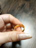 樂靈黃金戒指男女士足金999蜂巢戒指送女友老婆新年生日禮物情侶款 足金蜂巢戒指/克重多退少補 20#黃金戒指/金重約1.9g 曬單實拍圖