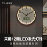 Timess 掛鐘鐘表客廳家用萬(wàn)年歷時(shí)鐘智能夜光時(shí)尚2022款掛墻石英鐘36cm 曬單實(shí)拍圖