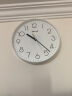 天王星挂钟客厅卧室石英钟现代简约创意钟表免打孔时尚个性立体时钟25cm 实拍图