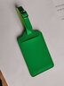 驛路途騰 旅行用品行李吊牌 PU行李牌托運牌識別標識牌 可定制 翠綠色 曬單實(shí)拍圖