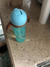 贝亲（Pigeon）婴儿吸管杯宝宝婴儿学 饮杯双把手 儿童企鹅杯日本原装进口  蓝色  330ml  03218 实拍图