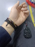 涵怡和田玉觀音吊墜男個(gè)性潮男士項(xiàng)鏈玉吊墜玉石玉墜單墜掛件 瑪瑙鏈子＋和田玉觀音吊墜 曬單實(shí)拍圖