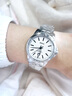 時度（DOXA）手表女全自動機械女表時尚防水鋼帶腕表瑞士原裝進口行政系列瑞表 白色表盤/瑞士原裝進口D153SSV 曬單實拍圖