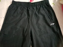 李寧（LI-NING）男夏季七分褲運動(dòng)透氣寬松跑步冰絲速干黑色潮流休閑七分短褲  黑色七分褲 XL /180 (145-170斤) 曬單實(shí)拍圖