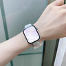 適用iwatchs9手表帶s10新款s10女生蘋果手表s7s6表帶s5磁吸s9皮質(zhì) 奶白色 適用iwatch 7/8/9【41mm】表帶 曬單實(shí)拍圖