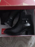 依斯諾宇短靴女?huà)寢屝扌ば蟠a女靴中年女士防滑加絨保暖秋冬季新品 黑色(羊毛內里) 39 曬單實(shí)拍圖