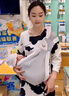 Bemobo抱娃神器小月齡背帶嬰兒背帶四季外出簡易前抱式背娃小孩子背巾 奶白升級(jí)款-PBS旋鈕科技升級(jí) 曬單實(shí)拍圖