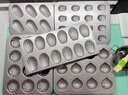 學(xué)廚 金色12連杯不粘瑪德琳蛋糕?，敺?貝殼蛋糕模具 WK9849-香檳金 曬單實(shí)拍圖