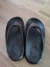 卡力丁 厚底人字拖女男情侶夏天外穿ins潮情侶防滑2022新款沙灘夾腳涼拖鞋女夏季 黑色印底 37 曬單實(shí)拍圖