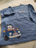 巴布豆男童長(cháng)袖t恤春秋季新款兒童圓領(lǐng)全棉打底衫寬松薄款卡通寶寶衣服 牛仔藍 敞篷巴布組合 160 曬單實(shí)拍圖