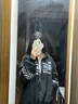 LPOX美式高街重工刺繡機車服外套女春秋寬松嘻哈歐美棒球服情侶夾克 黑色  有里布 高品質(zhì) M 收藏加購優(yōu)先發(fā)貨 曬單實拍圖