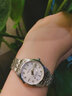 時度（DOXA）女表石英手表時尚真鉆夜光鋼帶腕表情侶表瑞士原裝進口 白盤鋼帶石英女表/D176SWH 曬單實拍圖