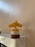 鉑悅璽熙黃水晶發(fā)財(cái)樹(shù)擺件家居招財(cái)樹(shù)辦公室客廳擺件送朋友喬遷開(kāi)業(yè)禮物 38cm發(fā)財(cái)樹(shù)（琉璃盆）【大號(hào)】+木底座 曬單實(shí)拍圖