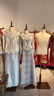 法耐（FANAI）模特道具男半身人臺(tái)服裝店西服展示模特櫥窗假模半身假人模特衣架 仿古大方盤無手【麻布款】 曬單實(shí)拍圖