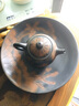 覓陶 壺承陶瓷壺托盤(pán)建水紫陶干泡臺純手工創(chuàng  )意荷花蓮子壺墊功夫茶具配件 荷花壺承 曬單實(shí)拍圖