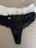 歐美性感少女火辣內褲女蕾絲花邊低腰丁字褲健身舒適三角無(wú)痕T褲 自選三條留言備注(3條裝) M碼(80-105) 曬單實(shí)拍圖