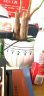 裕轩堂陶瓷花盆个性特大号创意多肉室内简约吊兰绿萝家用阳台绿植带托盘 88032/黑 17厘米左右 实拍图