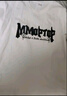 MMOPTOP個(gè)性字母印花短袖T恤男士夏季純棉寬松半袖潮流上衣M0028白色3XL 曬單實(shí)拍圖