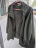 斯琴（siqin）2023秋冬新品女綠色刺繡連帽單排扣拉鏈風(fēng)衣外套 BCQS01204 綠色 M 曬單實(shí)拍圖
