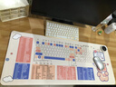 加熱鼠標(biāo)墊超大電發(fā)熱冬天暖桌墊辦公室書(shū)桌面墊學(xué)生電腦寫(xiě)字暖手 發(fā)熱墊-奶茶熊 33*80 曬單實(shí)拍圖