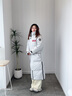 波司登（BOSIDENG）【反季】冬季太空系列羽絨服男女同款情侶長(cháng)款連帽新國標90絨外套 星辰淺灰8A20【卡碼拍小】 S 160/84A 體重約110-130斤 曬單實(shí)拍圖