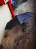 Leodauknow雨傘男女全自動(dòng)三折疊傘碳纖維手柄輕奢商務(wù)傘10骨防強(qiáng)風(fēng)單雙人大號(hào)晴雨傘禮品傘 黑色 傘下直徑115cm 曬單實(shí)拍圖