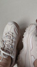 斯凱奇（Skechers）女鞋摩卡熊復古老爹鞋厚底增高緩震休閑鞋896145 自然色/NAT 36 曬單實(shí)拍圖