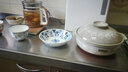 Lucky Lychee日本進口陶瓷餐盤創(chuàng)意餐具釉下彩水果盤子大湯盤深意面盤 間取立花 21.3cm 曬單實拍圖