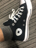 匡威（Converse）官方 All Star Madison經(jīng)典休閑帆布鞋中幫563512C 黑/563512C 39.5 曬單實(shí)拍圖