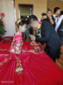 紅妝飾佳 秀禾服新娘2025新款中式婚紗禮服古裝嫁衣結(jié)婚出閣服敬酒服女 無鉆款 M 曬單實拍圖
