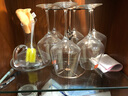 RCR 意大利原裝進(jìn)口水晶玻璃家用紅酒杯套裝高腳杯酒具杯子醒酒器 斜口帶把+杯架大禮包+ 790ml 6只 曬單實(shí)拍圖