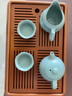 萬壺園 電木茶盤托盤茶臺(tái)功夫茶具配件儲(chǔ)水式干泡臺(tái)茶道零配茶海茶船干泡盤防燙隔熱簡約家用中式瀝水茶盤 本初 電木茶盤 曬單實(shí)拍圖