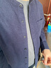 無(wú)印良品 MUJI 男式 新疆棉水洗牛津 紐扣領(lǐng)短袖襯衫 純棉襯衫 休閑襯衫 M9SC720 深海軍藍 M 曬單實(shí)拍圖