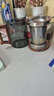 憶壺茶泡茶杯茶水分離杯子玻璃高硼硅綠茶杯月牙過(guò)濾辦公室家用水杯男士 【550ML】玻璃月牙-帶胡桃木蓋 曬單實(shí)拍圖