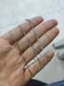 JOW925銀項鏈女盒子鏈銀鏈子男無(wú)吊墜鎖骨鏈毛衣鏈裸鏈細素鏈頸鏈 粗1.5mm  長(cháng)60cm 曬單實(shí)拍圖