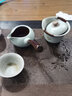 豐陶張生 天青色汝窯公道杯 茶具分茶器陶瓷 汝瓷分茶杯 茶道配件可開(kāi)片可養(yǎng)線勻杯茶海分茶器 側(cè)把汝窯公道杯 曬單實(shí)拍圖