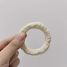 兩世歡遮手鐲神器古法黃金玉鐲防磕碰保護(hù)套手鐲保護(hù)腕彈力皮筋保護(hù)手繩 白色一對(duì) 曬單實(shí)拍圖