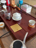 神雕剛果花梨木茶盤(pán)整塊無(wú)拼接實(shí)木茶臺家用單層大號茶托盤(pán)原木制作 剛果花梨木-勾玉(80x40) 曬單實(shí)拍圖