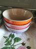 酷彩（Le Creuset）炻瓷創(chuàng)意沙拉水果菜盤家用15cm多功能碗多功能湯面飯碗水果沙拉 15cm桔色-無原廠包裝 曬單實拍圖