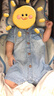 戴維貝拉（DAVE＆BELLA）夏裝新生初生兒衣服男寶寶牛仔連體衣 嬰兒爬服 淺牛仔藍 59cm(6M(建議身高59CM)) 曬單實(shí)拍圖