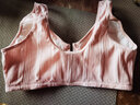 三槍女士吸汗透氣文胸前扣內衣背心式胸罩胸衣聚攏大碼內衣 FJ粉橘色 -全罩杯前扣無(wú)鋼圈棉文胸 85B 曬單實(shí)拍圖