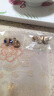 萬(wàn)寶資三米韓版小飾品水晶胸針胸花微章正方形鑲鉆小領(lǐng)針女襯衫衣領(lǐng)夾男 白色-一對(duì)價(jià) 曬單實(shí)拍圖
