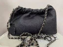 絲芙倫（seefulun）時(shí)尚小金球鏈條單肩包氣質(zhì)水桶包女百搭2026新款軟牛皮斜挎小包包 黑色（小金球鏈條帶） 4D469868BD 曬單實(shí)拍圖