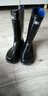 回力雨鞋男士高筒防水防雨靴男鞋耐磨釣魚(yú)鞋戶(hù)外加絨保暖膠鞋HXL838 中筒加絨可拆 42 曬單實(shí)拍圖