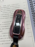 一賓 保時捷鑰匙套macan新卡宴911帕拉梅拉panamera718高檔汽車扣殼包 全新升級B款【玫瑰金】+金屬扣 保時捷鑰匙殼 曬單實(shí)拍圖