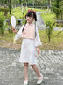 旗鉑旗袍女童春秋2026新款兒童漢服超仙古風(fēng)古裝小女孩民國風(fēng)旗袍 桃枝 旗袍+馬甲 130 曬單實(shí)拍圖