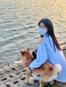 羅蒙（ROMON）露肩條紋襯衫上衣女2025年春夏季新款設計感小眾時(shí)尚長(cháng)袖曬防襯衣 藍色 L -105-115斤 曬單實(shí)拍圖
